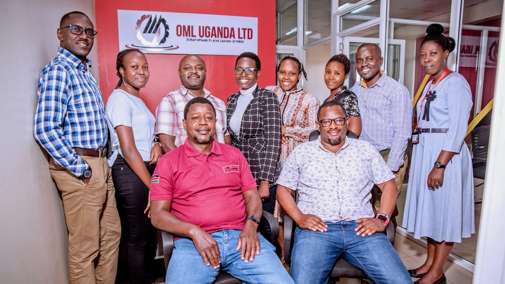 OML Uganda Team with Directors at OML UG Office